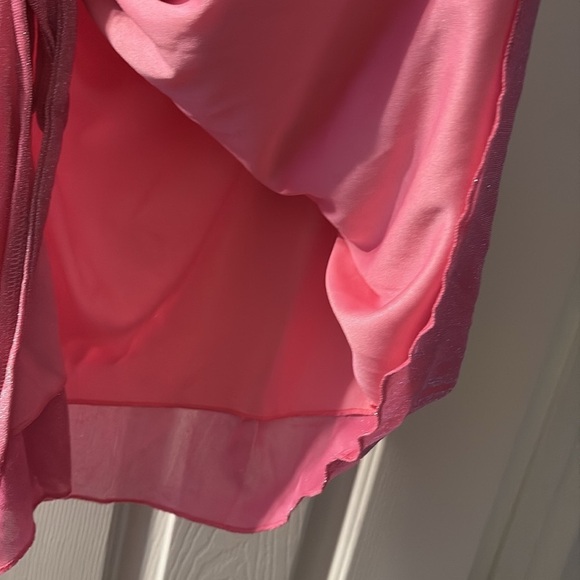 Princess Polly Pink Sparkly Mini Strapless Dress size 6 - Picture 5 of 7